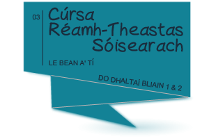 Cúrsa Réamh-Theastas Sóisearach