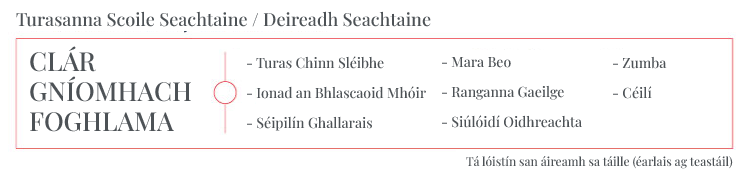 Turasanna Scoile Deireadh Seachtaine / Seachtaine